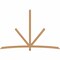 Ekena Millwork Alberta Timber Gable Bracket, Western Red Cedar, 108"W x 72"H x 3 1/2"D x 3 1/2"F, 16/12 Pitch GBW108X72X0404ALB00SWR - alternate 1